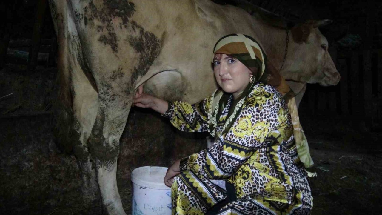 Artvin'de Fransız gelin köy yaşamına hayran kaldı!