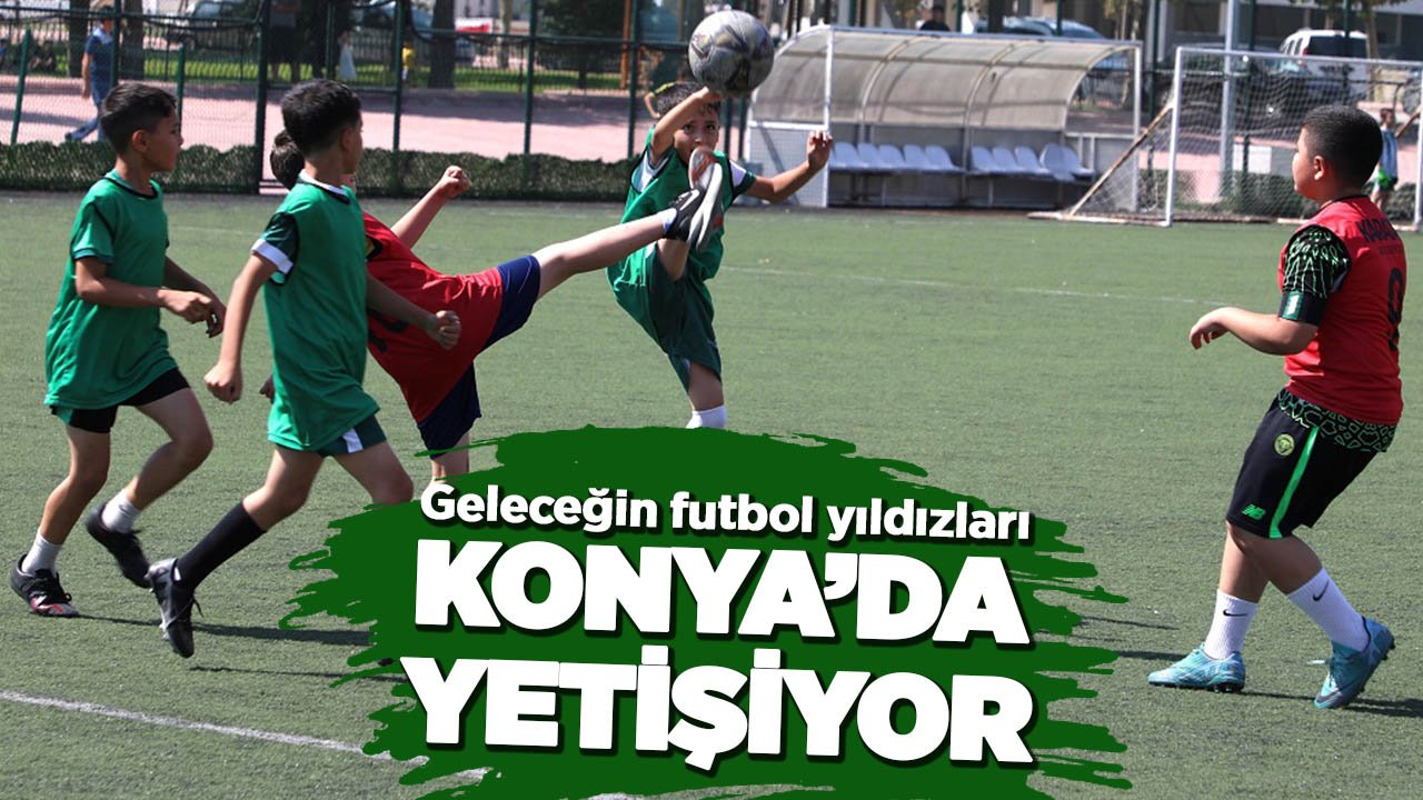 Konya'daki belediye geleceğin futbol yıldızlarını yetiştiriyor