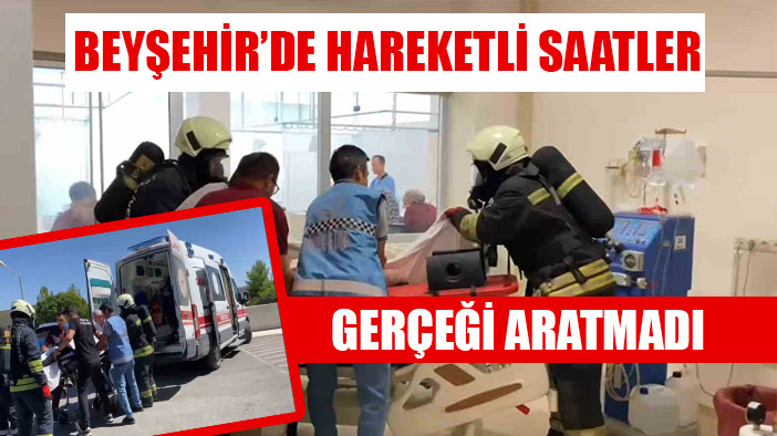 Beyşehir Devlet Hastanesinde hareketli saatler