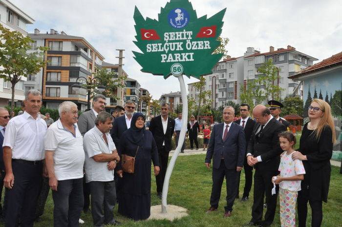 Akşehir'de Şehit Selçuk Özer Parkı açıldı