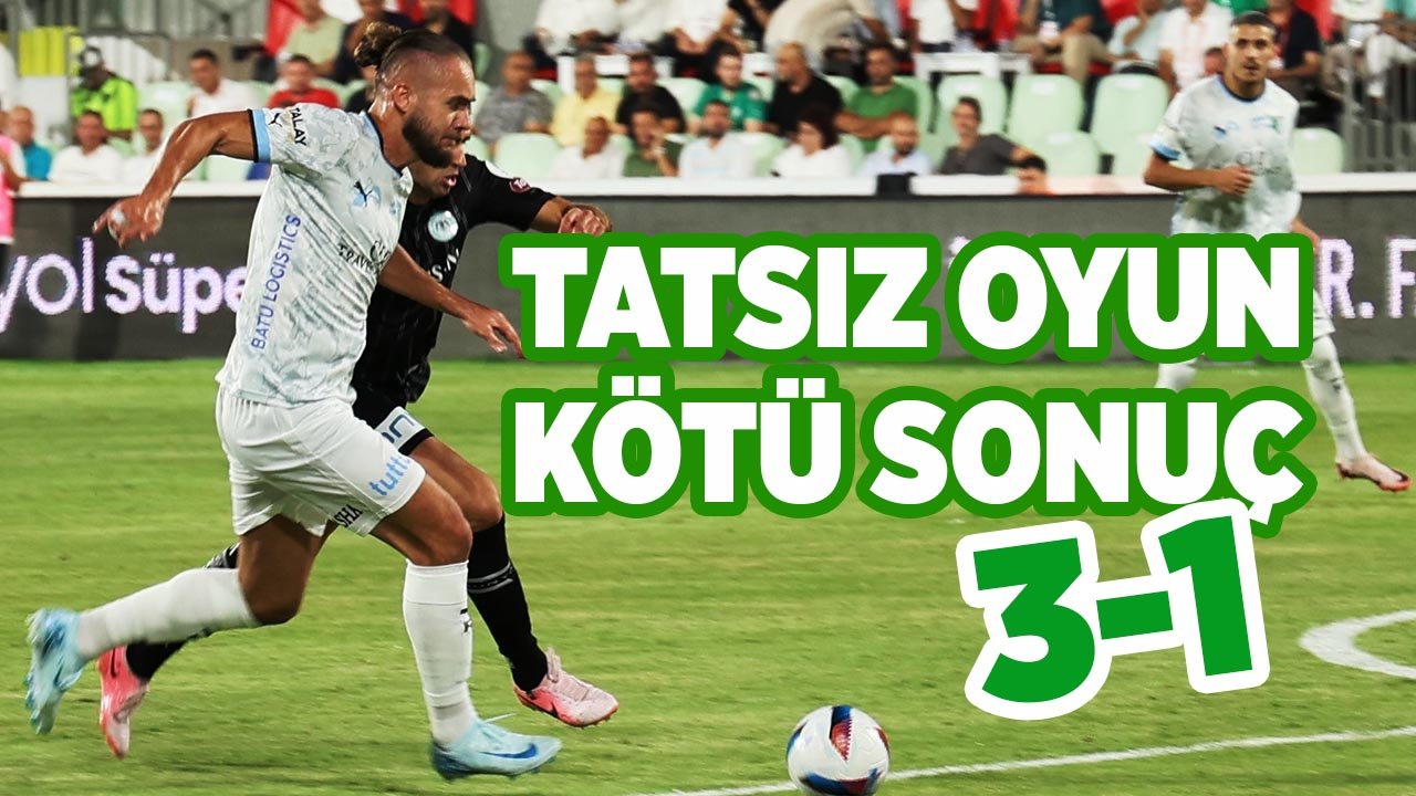 Tatsız oyun, kötü sonuç: Konyaspor kayıp!