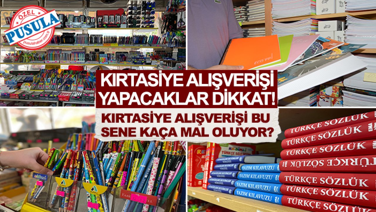 Kırtasiye alışverişi yapacaklar dikkat! Kırtasiye alışverişi bu sene kaça mal oluyor?