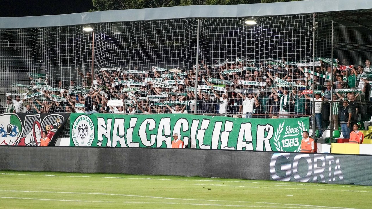 Konyaspor taraftarı Bodrum deplasmanında da yalnız bırakmadı