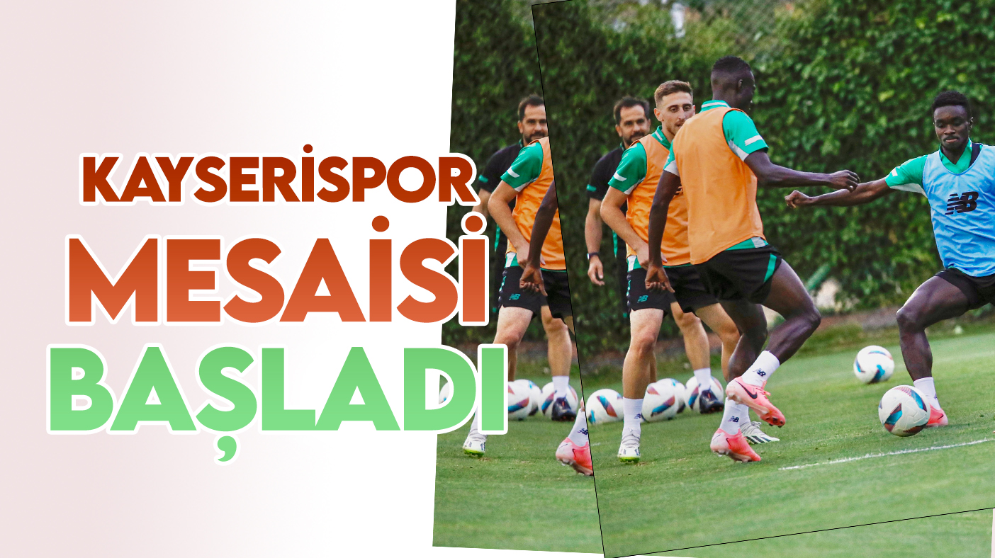 Konyaspor'da Kayserispor mesaisi başladı