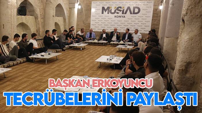 Başkan Erkoyuncu tecrübelerini paylaştı