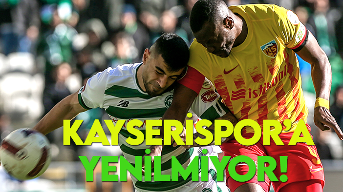 Konyaspor, Kayserispor'a 10 maçtır yenilmiyor