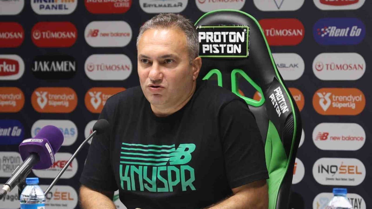 Konyaspor Teknik Sorumlusu Fatih Serkan Albayrak: "En azından basit gol yemedik"