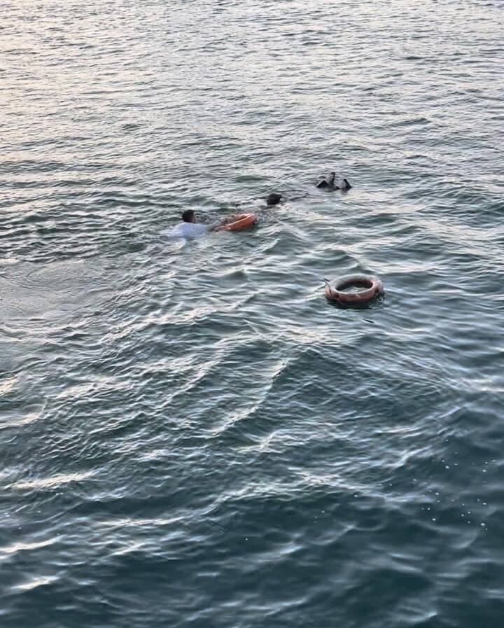 Kadın yolcu feribottan düştü (VİDEOLU)