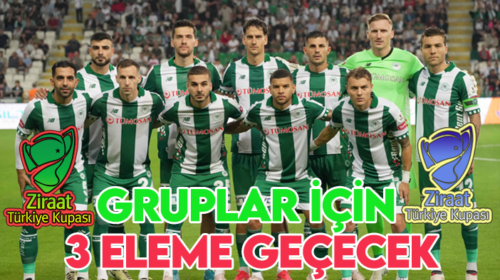 Konyaspor'un ZTK'da gruplara kalması için 3 eleme geçmesi gerekecek