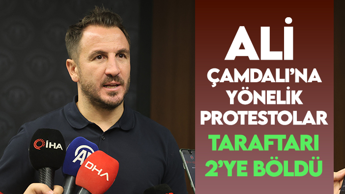 Konyaspor'da Ali Çamdalı'na yönelik protestolar taraftarı ikiye böldü