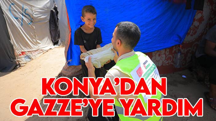 Konya’dan Gazze’ye yardım