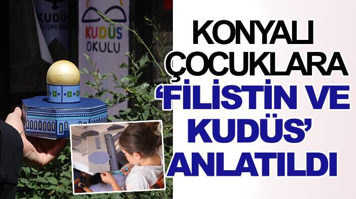 Konyalı çocuklara "Filisin ve Kudüs" anlatıldı