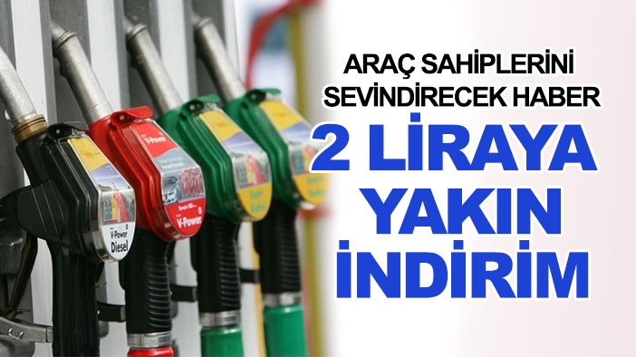 Araç sahiplerini sevindirecek haber: 2 liraya yakın indirim