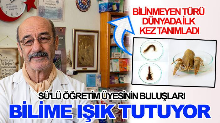 SÜ'lü öğretim üyesinin buluşları ve koleksiyonu bilime ışık tutuyor