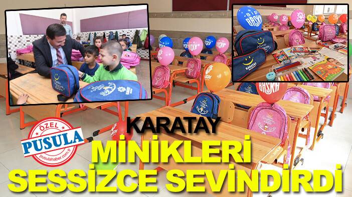 Karatay minikleri sessizce sevindirdi