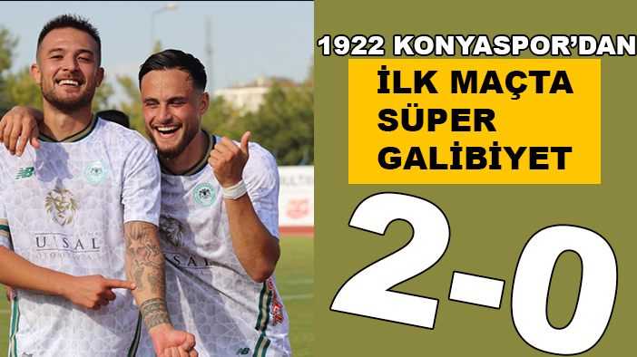 1922 Konyaspor, Karabük İdmanyurdu'na acımadı: 2-0