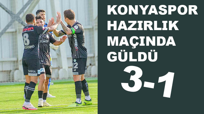 Konyaspor, hazırlık maçında MKE Ankaragücü’nü 3-1 yendi