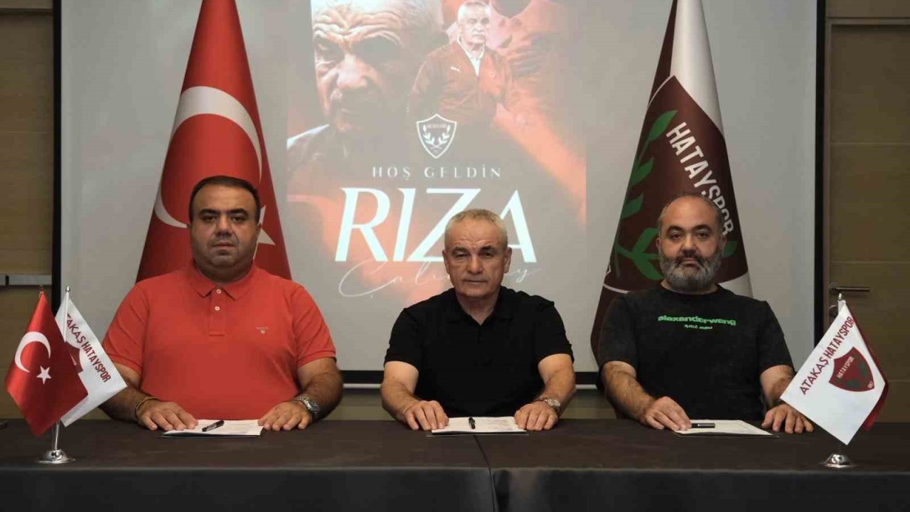 Hatayspor, Rıza Çalımbay ile sözleşme imzaladı