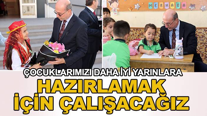 Başkan Pekyatırmacı: Çocuklarımızı daha iyi yarınlara hazırlamak için çalışacağız