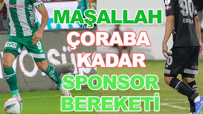 Konyaspor'da çoraba kadar sponsor bereketi sevindiriyor