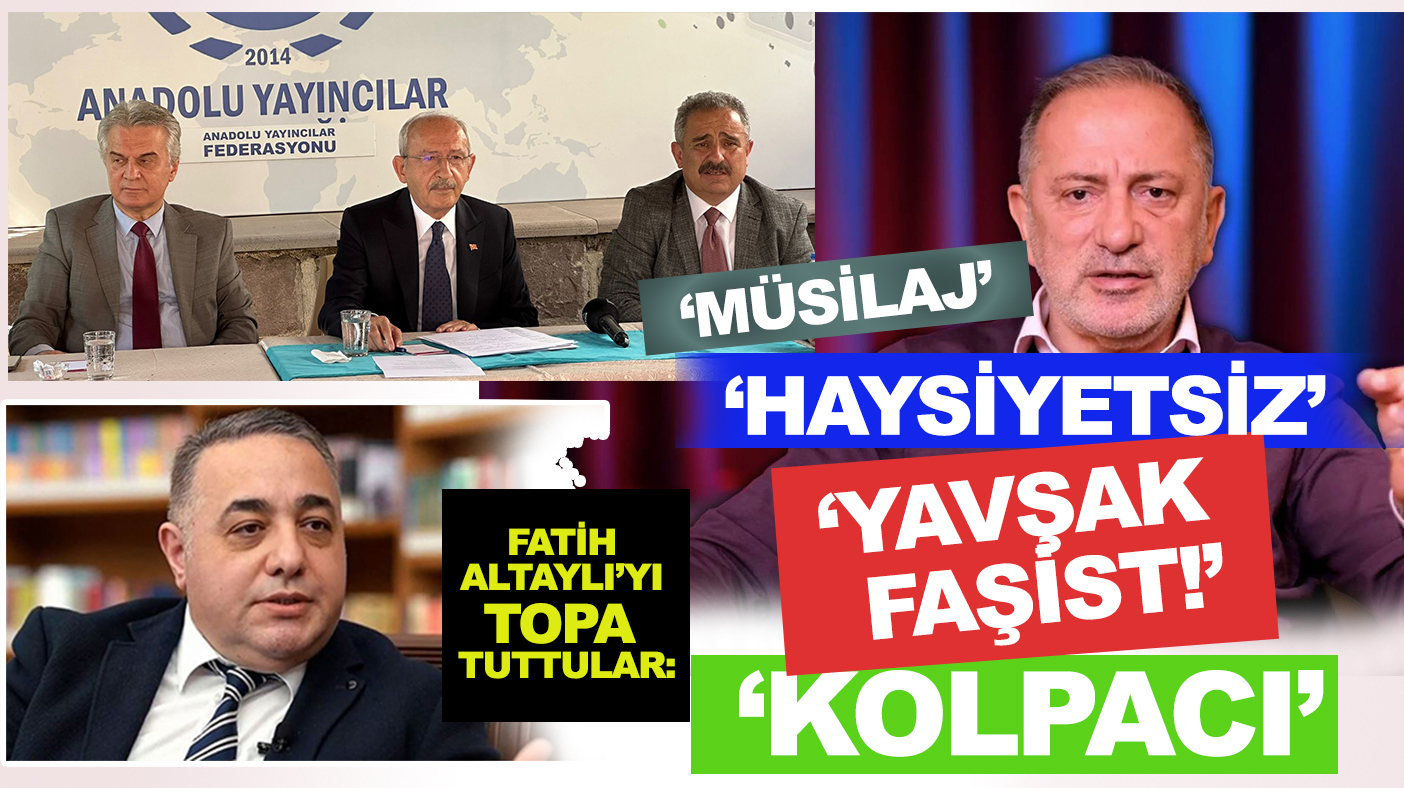 Fatih Altaylı'ya ayak takımı cevabı: "Yavşak Faşist", "Haysiyetsiz Yavşak"