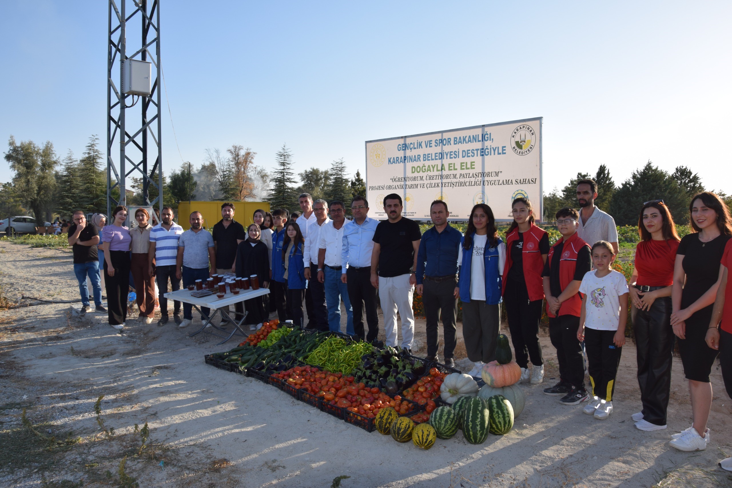 Karapınar’da "Doğayla El Ele Öğreniyorum" projesi sona erdi