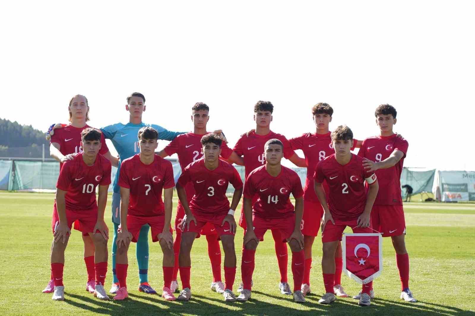 U16 Milli Takımı, Romanya’yı 5-1 mağlup etti