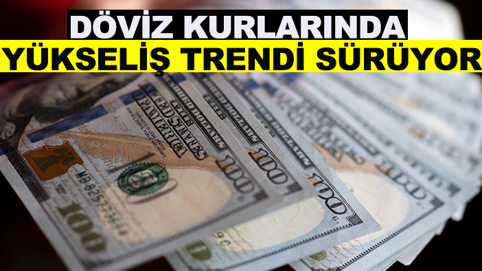 Döviz kurlarında  yükseliş trendi sürüyor! 17 Eylül döviz fiyatları