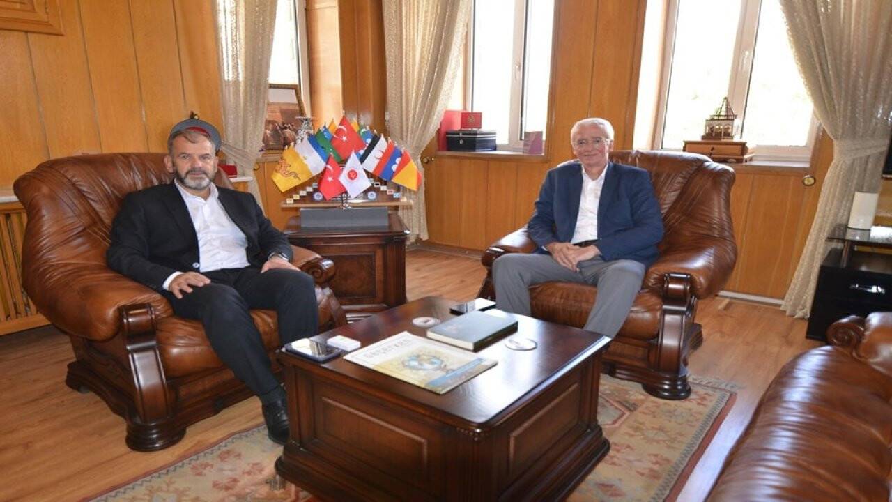 İskeçe Müftüsü Trampa’dan  Konya Müftülüğüne ziyaret