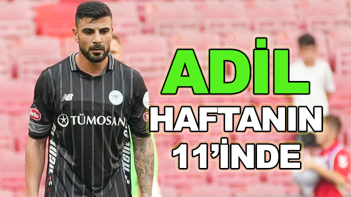 Adil Demirbağ 5. haftanın 11'inde