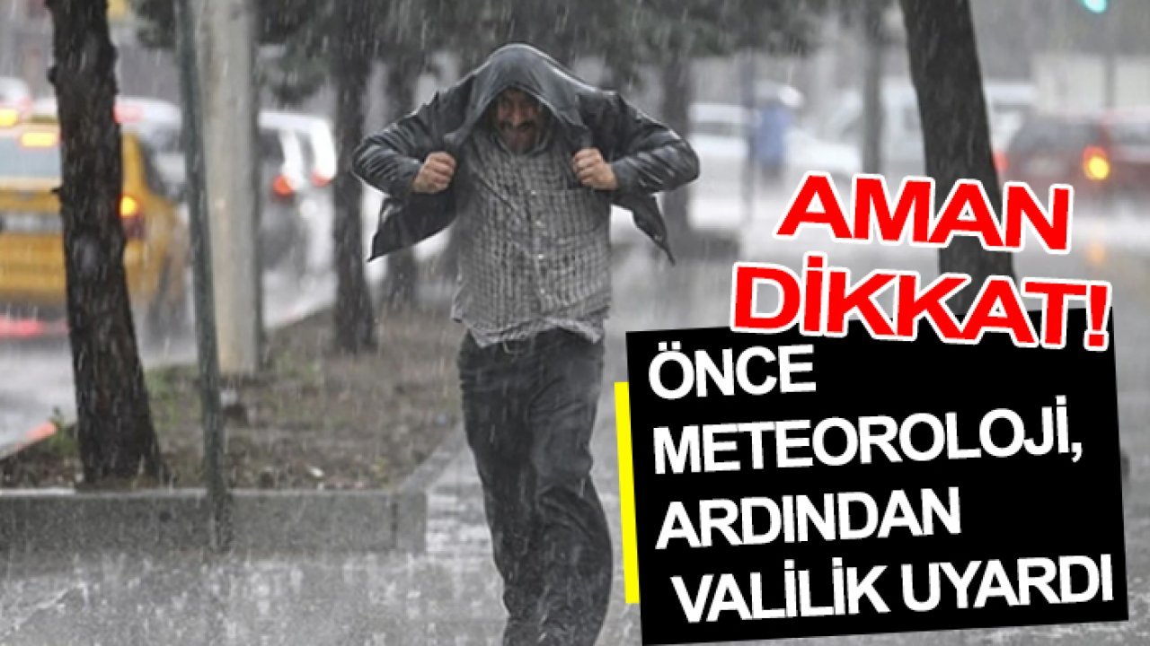 Konya için uyarılar peş peşe geldi! Konya’yı önce Meteoroloji, ardından Valilik uyardı