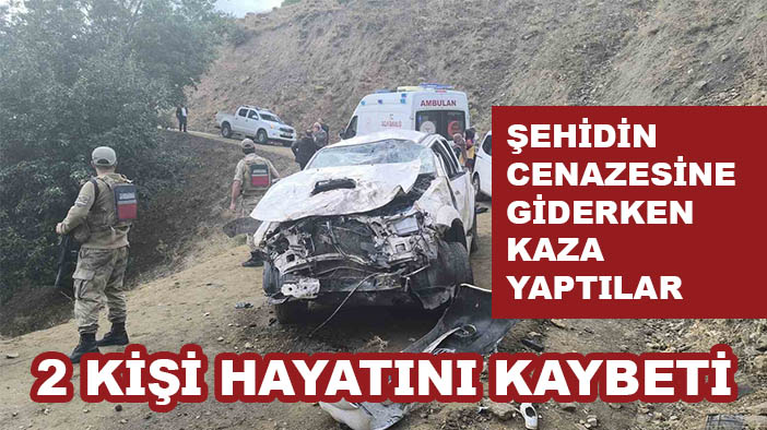 Muş’ta şehit askerin yakınları kaza yaptı: 1 ölü, 5 yaralı