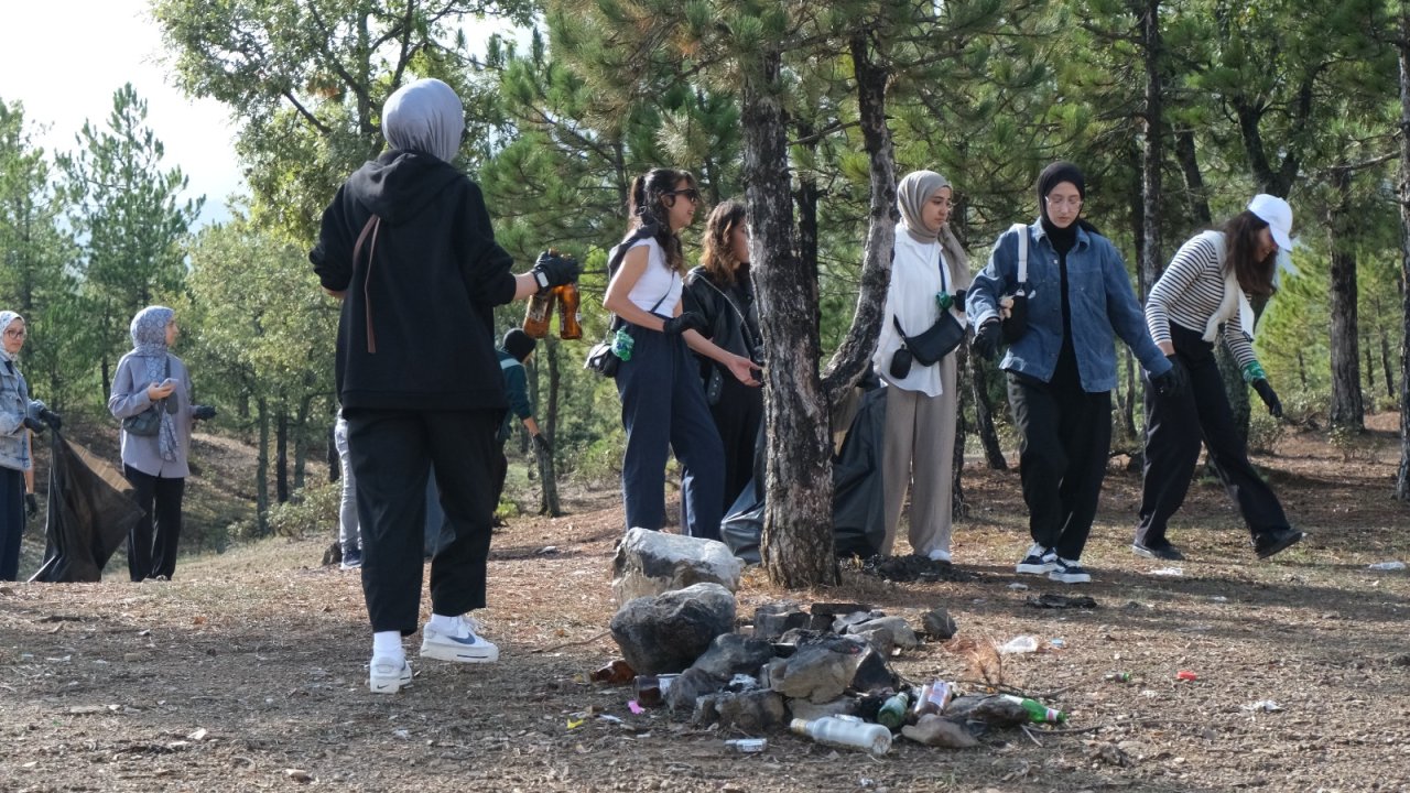 Doğaya saygı için yürüdüler