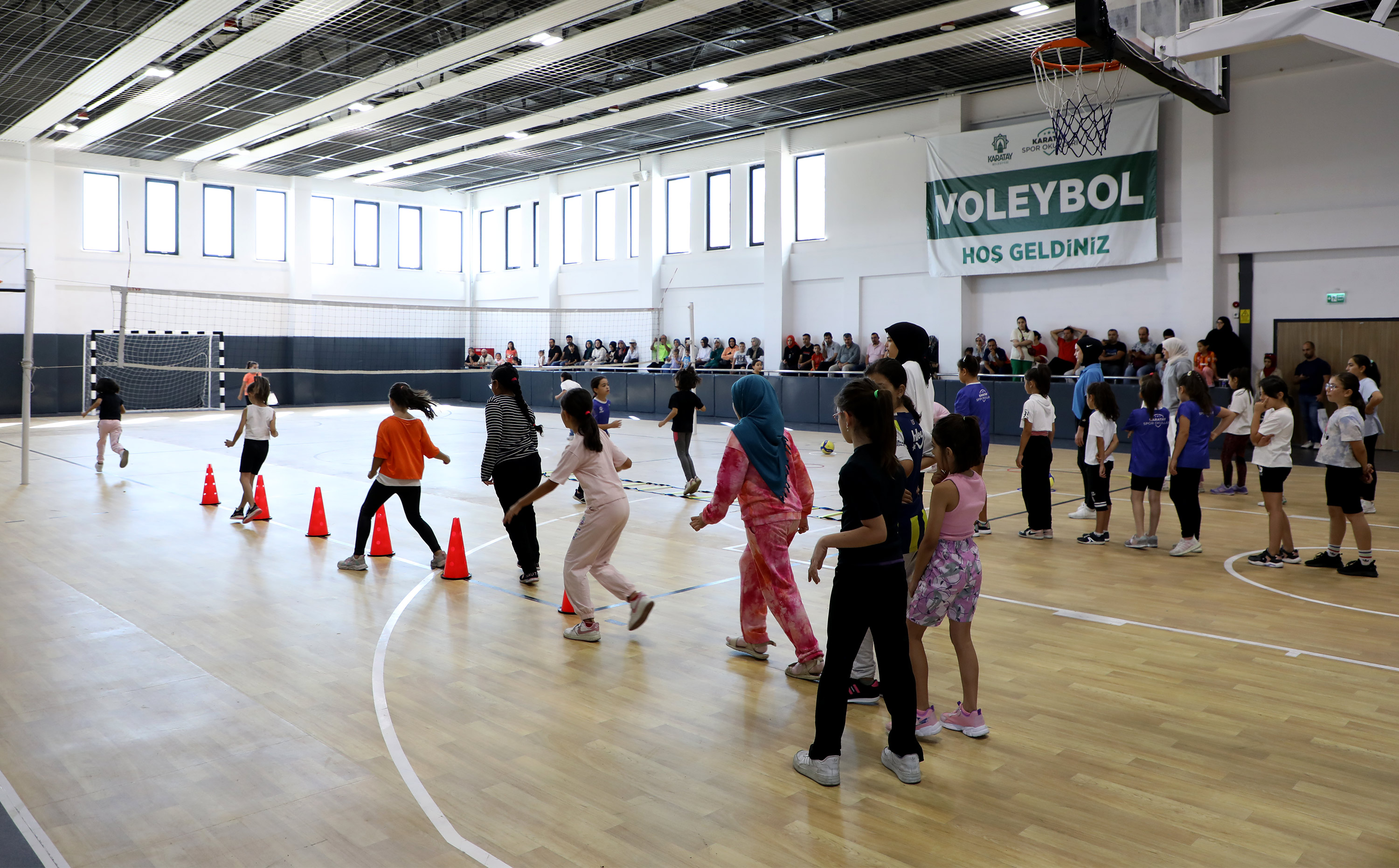 Karatay'da voleybol seçmeleri tamamlandı