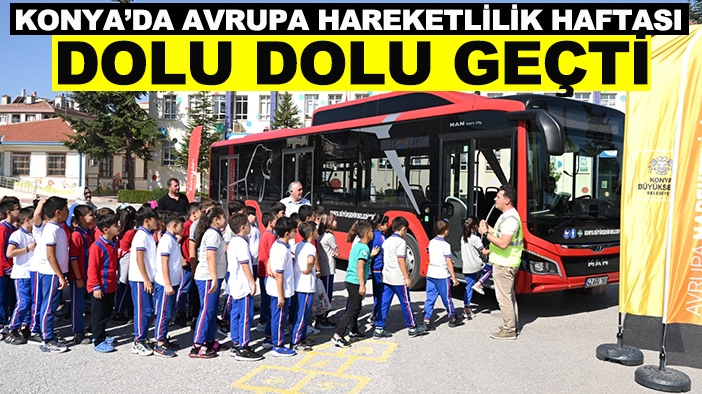 Konya’da Avrupa Hareketlilik Haftası dolu dolu geçti