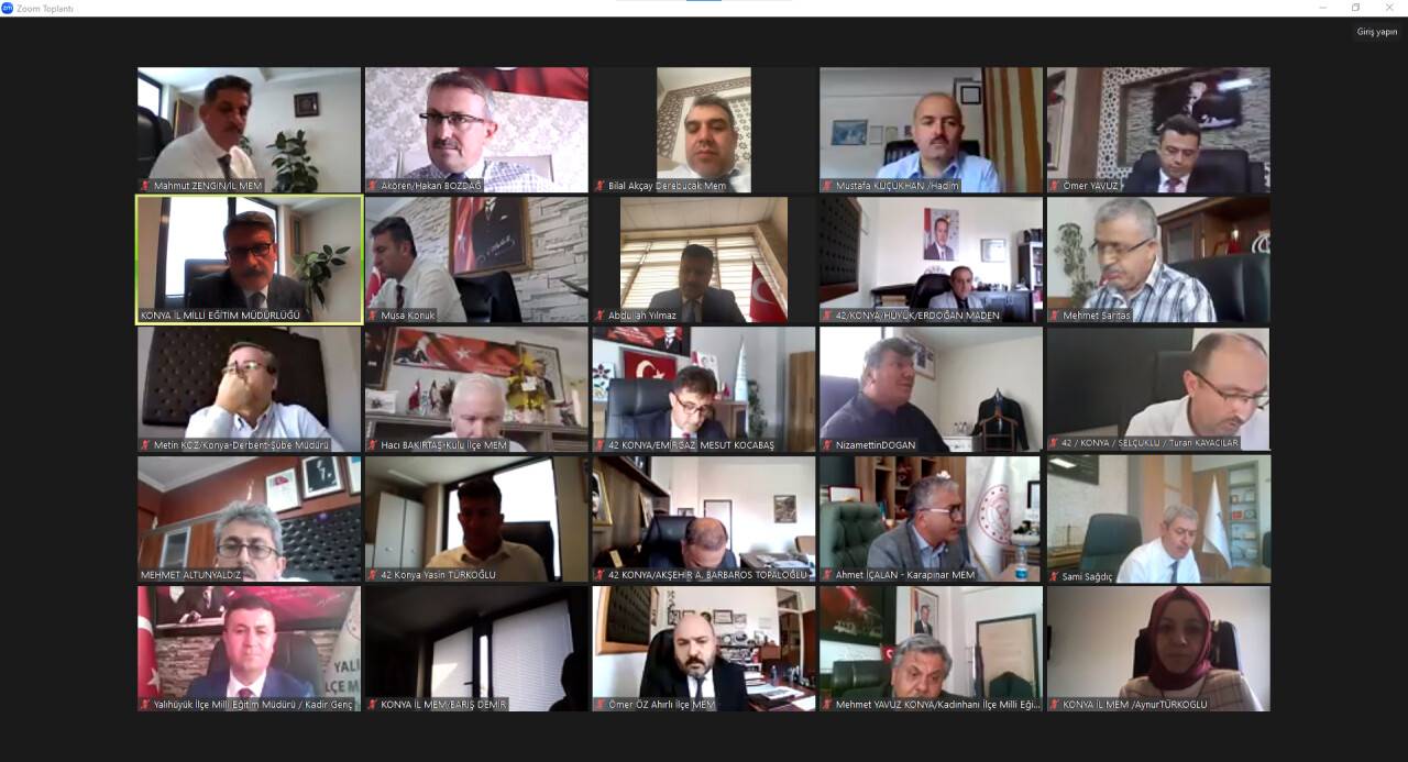 Konya'da ilçe milli eğitim müdürleri toplantısı yapıldı