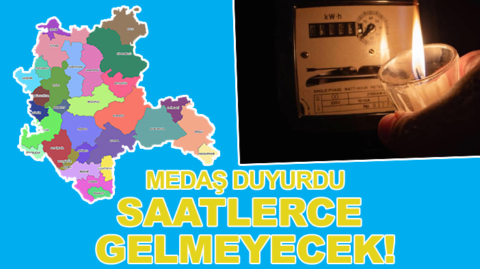 Konyalılar mağdur olmamak için bu habere dikkat: MEDAŞ duyurdu bazı yerlerde saatlerce gelmeyecek