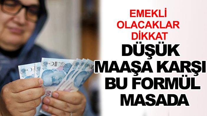 Emekli olacaklar dikkat: 2025 öncesinde düşük maaşa karşı bu formül masada