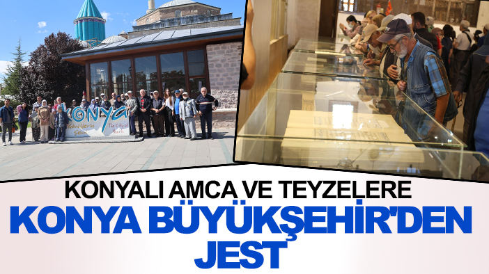 Konyalı amca ve teyzelere Konya Büyükşehir'den jest