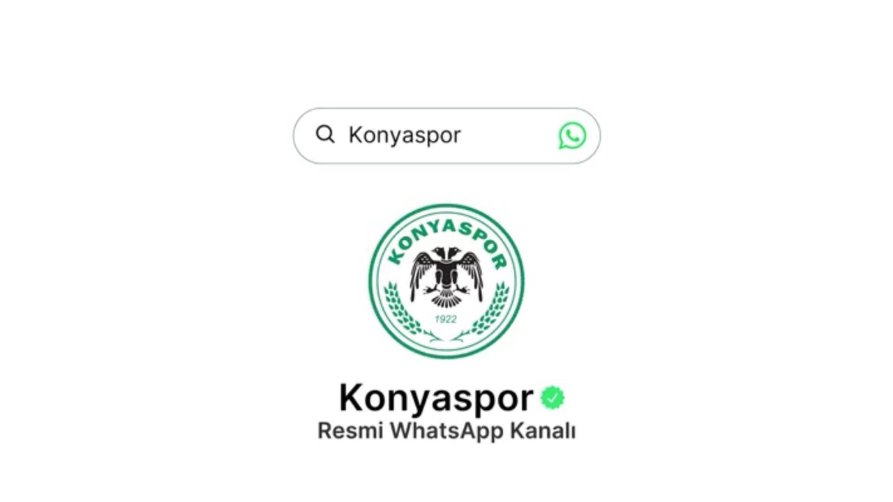 Konyaspor Kulübü, WhatsApp kanalı yayına başladı