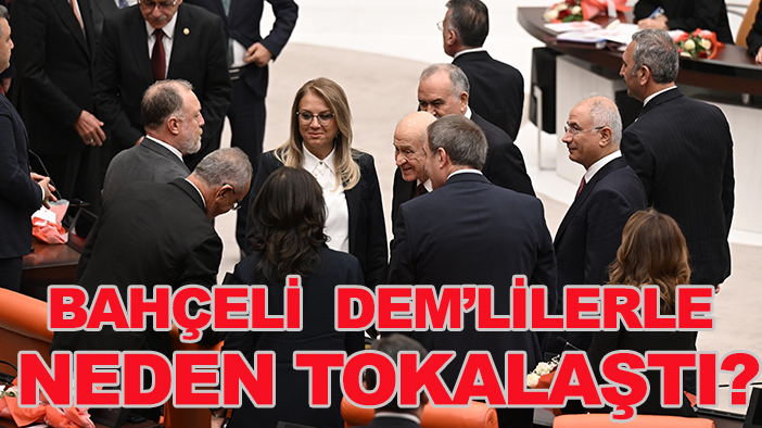 MHP Genel Başkanı Bahçeli'ye DEM'lilerle tokalaşma sorusu