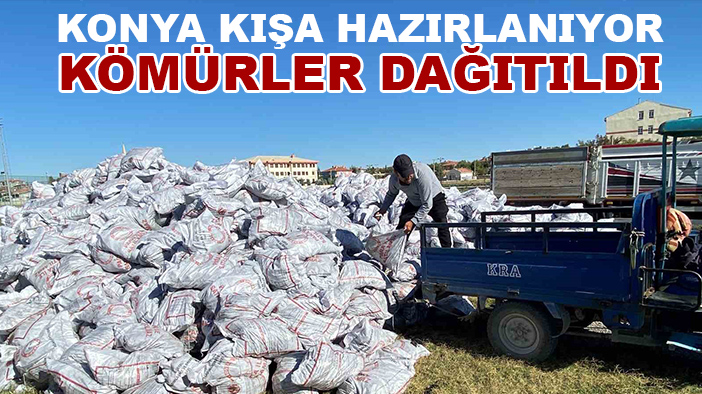 Kulu’da bin 500 aileye kömür dağıtıldı