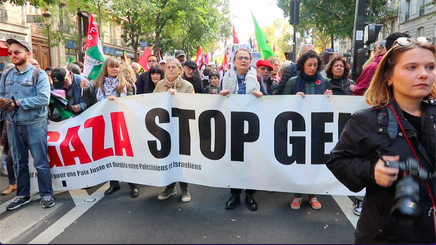 Fransa’da binlerce kişiden Gazze ve Lübnan’a saldıran İsrail’e protesto