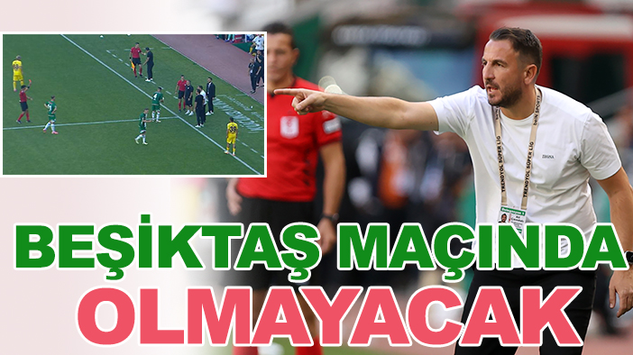 Konyaspor Teknik Direktörü Ali Çamdalı, Beşiktaş maçında olmayacak!