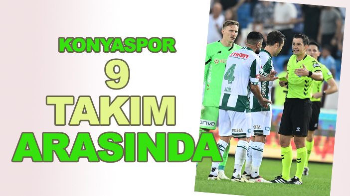 Konyaspor'un 8 haftalık kart raporu