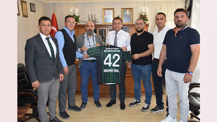 Karapınar Belediyespor'dan Başkan Önal'a ziyaret