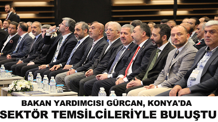 Bakan Yardımcısı Gürcan, Konya'da sektör temsilcileriyle buluştu