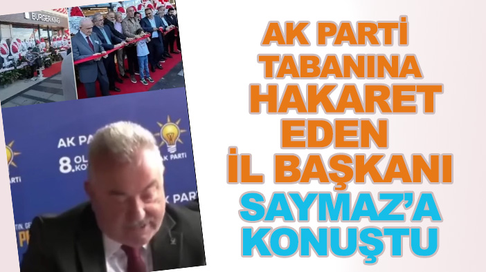 Tabana hakaret eden AK Parti Rize İl Başkanı Yılmaz Katmer, İsmail  Saymaz'a söyledikleriyle bir kez daha gündem oldu!