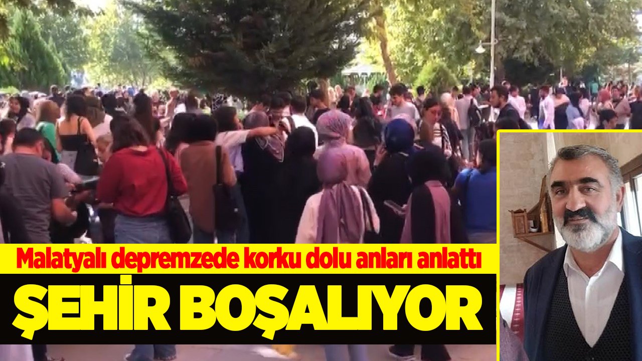 Malatyalı depremzede anlattı: Malatya boşalıyor