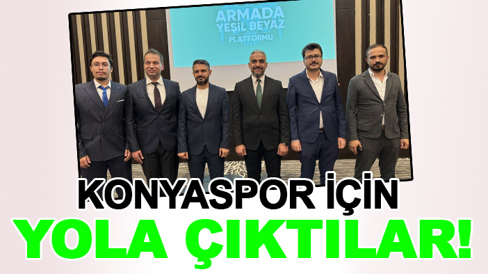 Konyaspor için yola çıktılar!